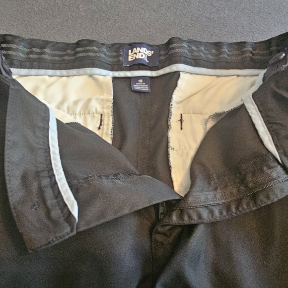 LandsEnd Boys Active Chino Uniform Shorts - Picture 5 of 6